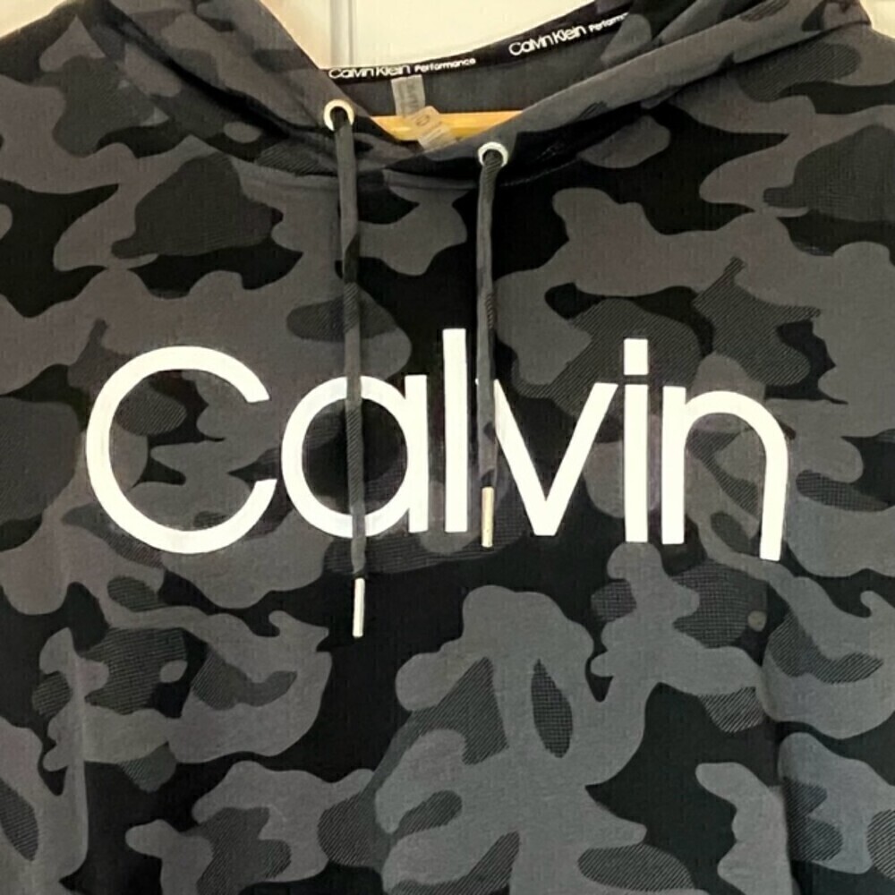 CK Performance Graphic Pullover Camo Hoodie Large - Picture 3 of 6